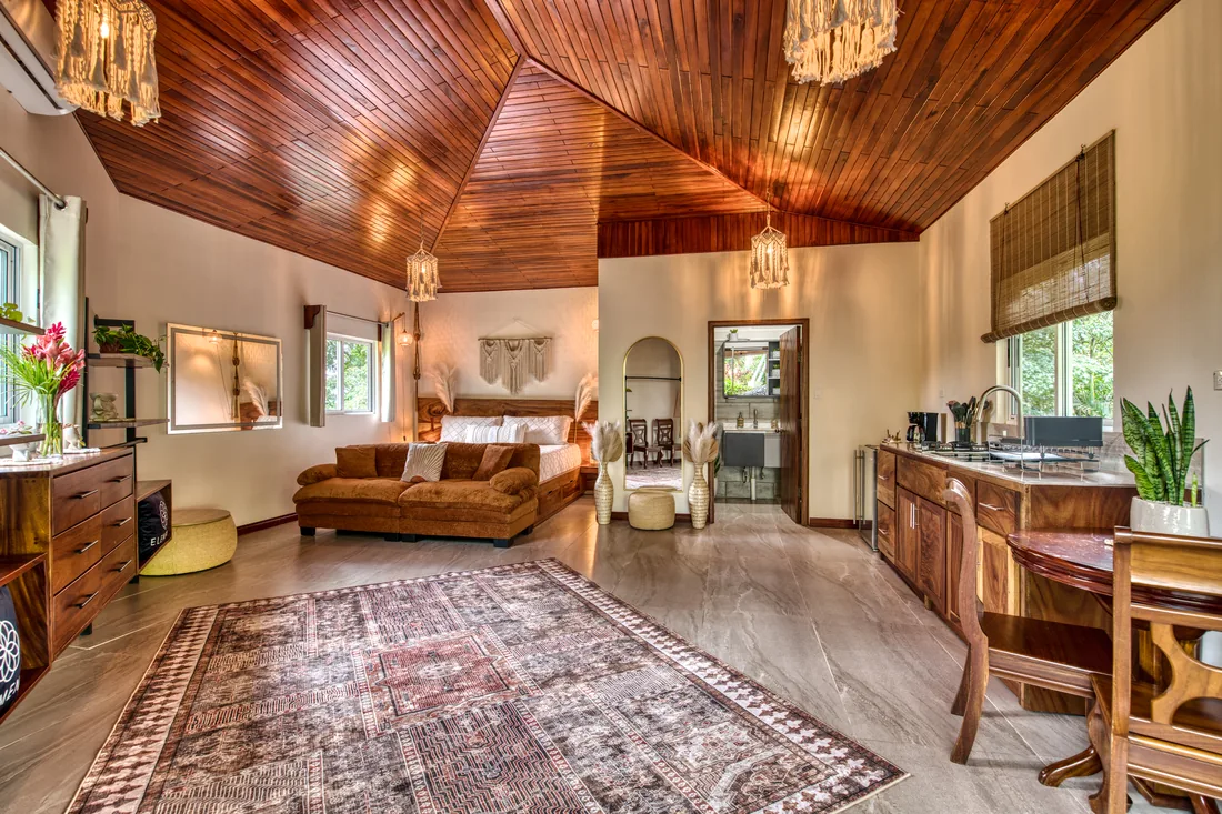 Living room at Casa de Agua