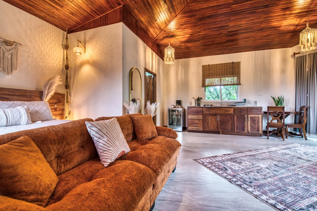Sitting area at Casa de Agua
